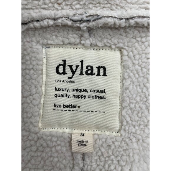 Dylan Los Angeles Womens Faux Fux Blue Vest Size M SKU 1103 - Picture 4 of 5